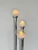 Floor lamp with three lights