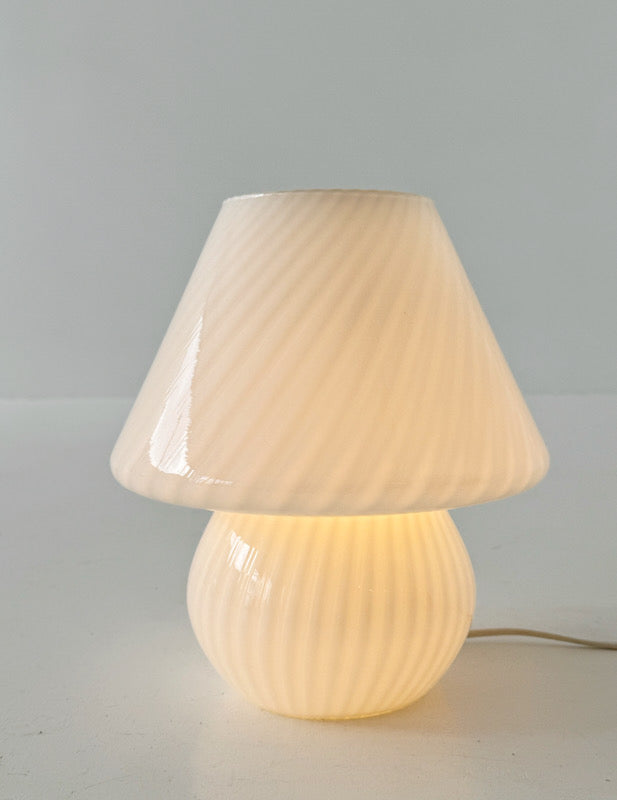 Glass table lamp