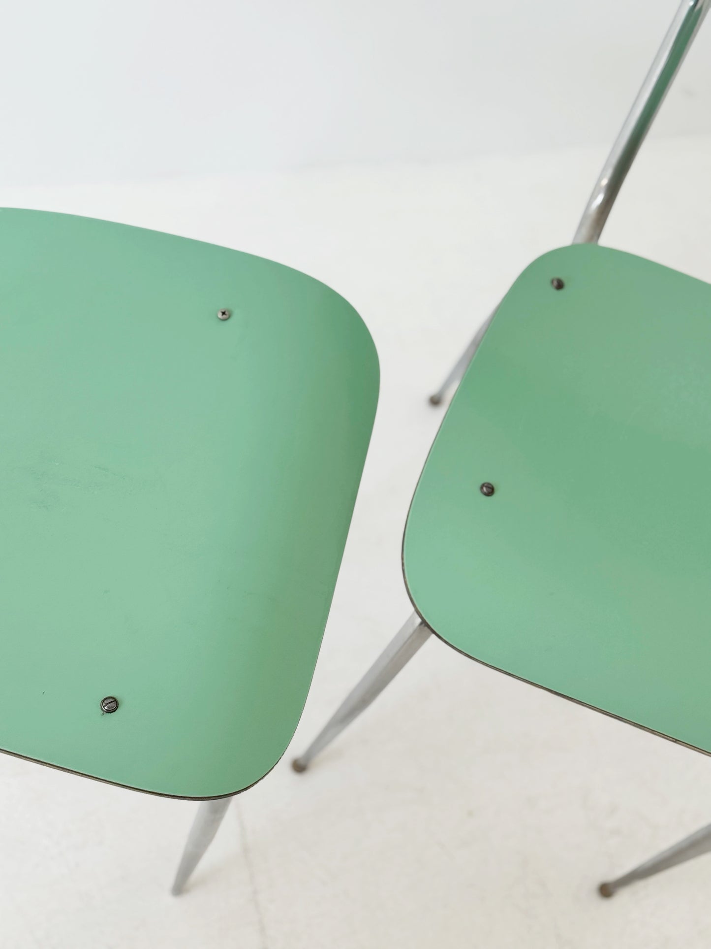 Pair of formica chairs