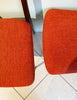 Coppia sedie arancioni