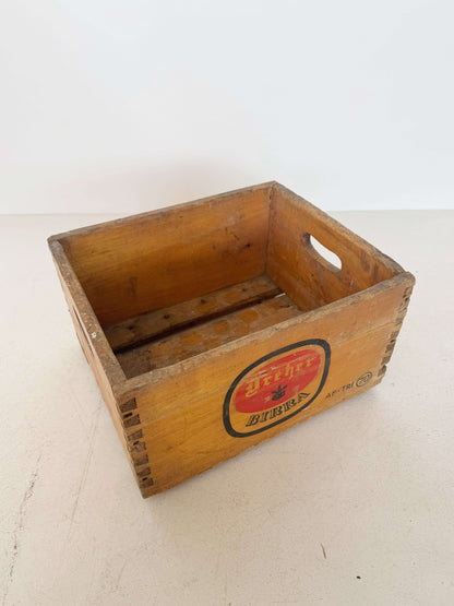 Advertising beer crate