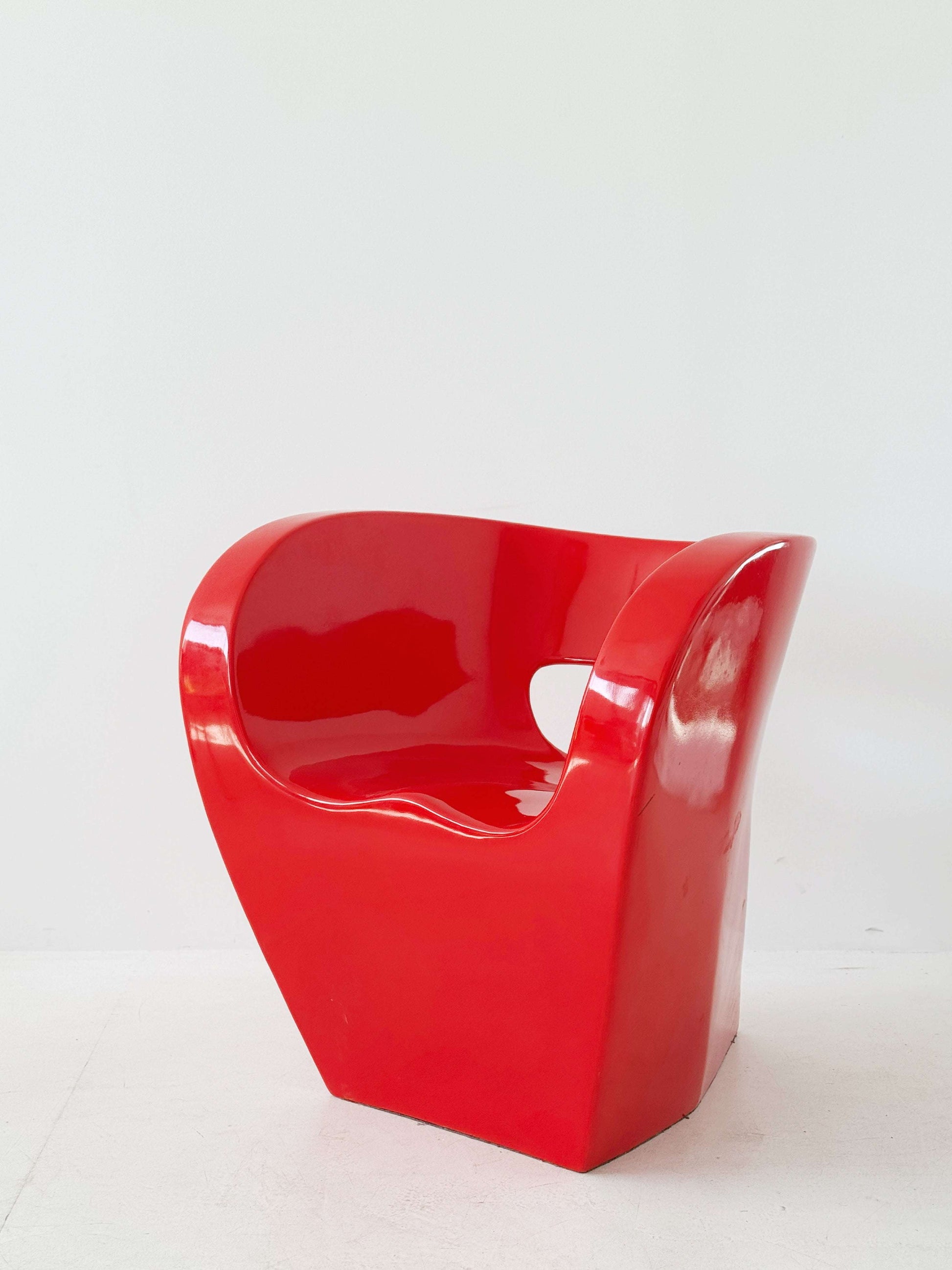Red armchair