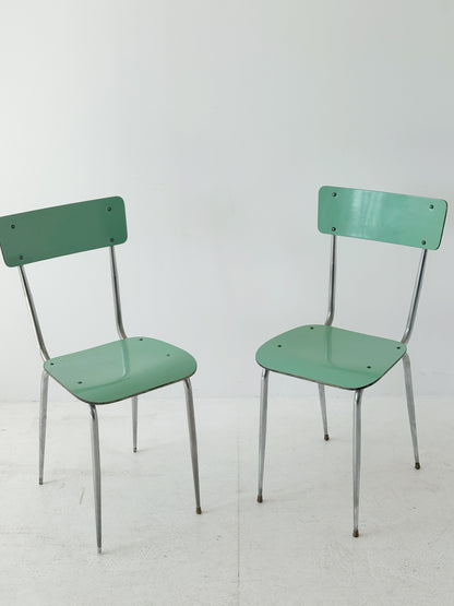 Pair of formica chairs