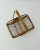 Wicker magazine rack