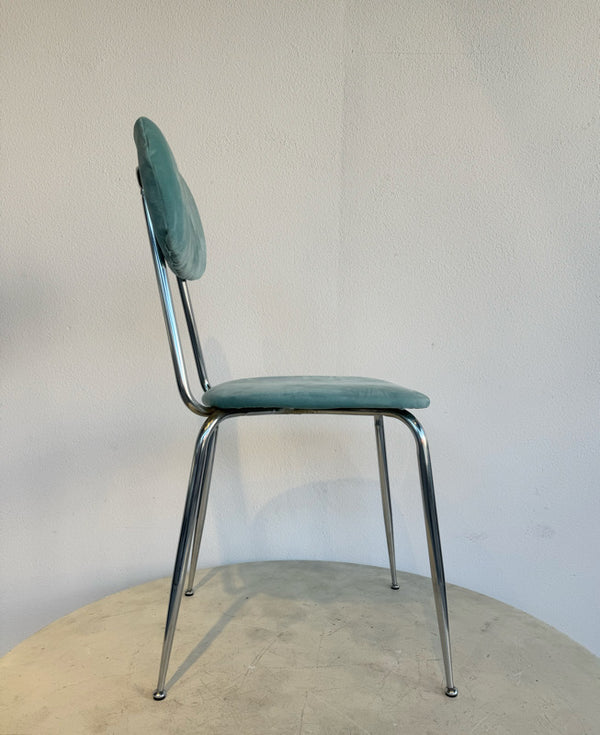 Silk velvet chair