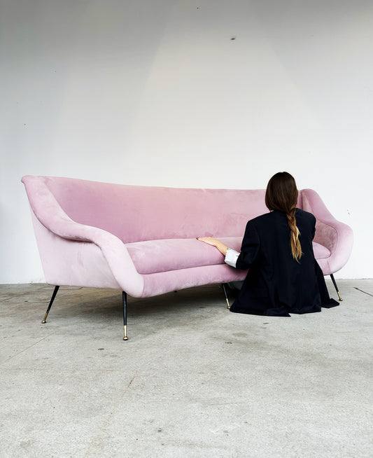 Pink sofa