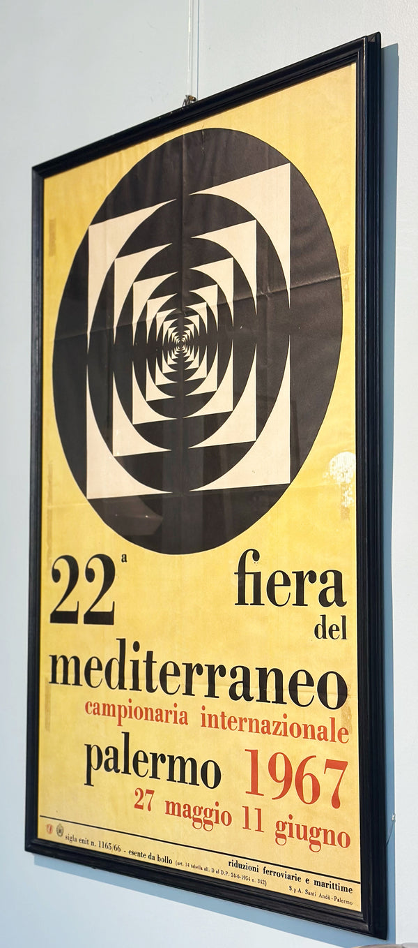 Poster 22 fiera del mediteranneo,Palermo