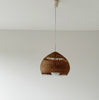 Wicker chandelier