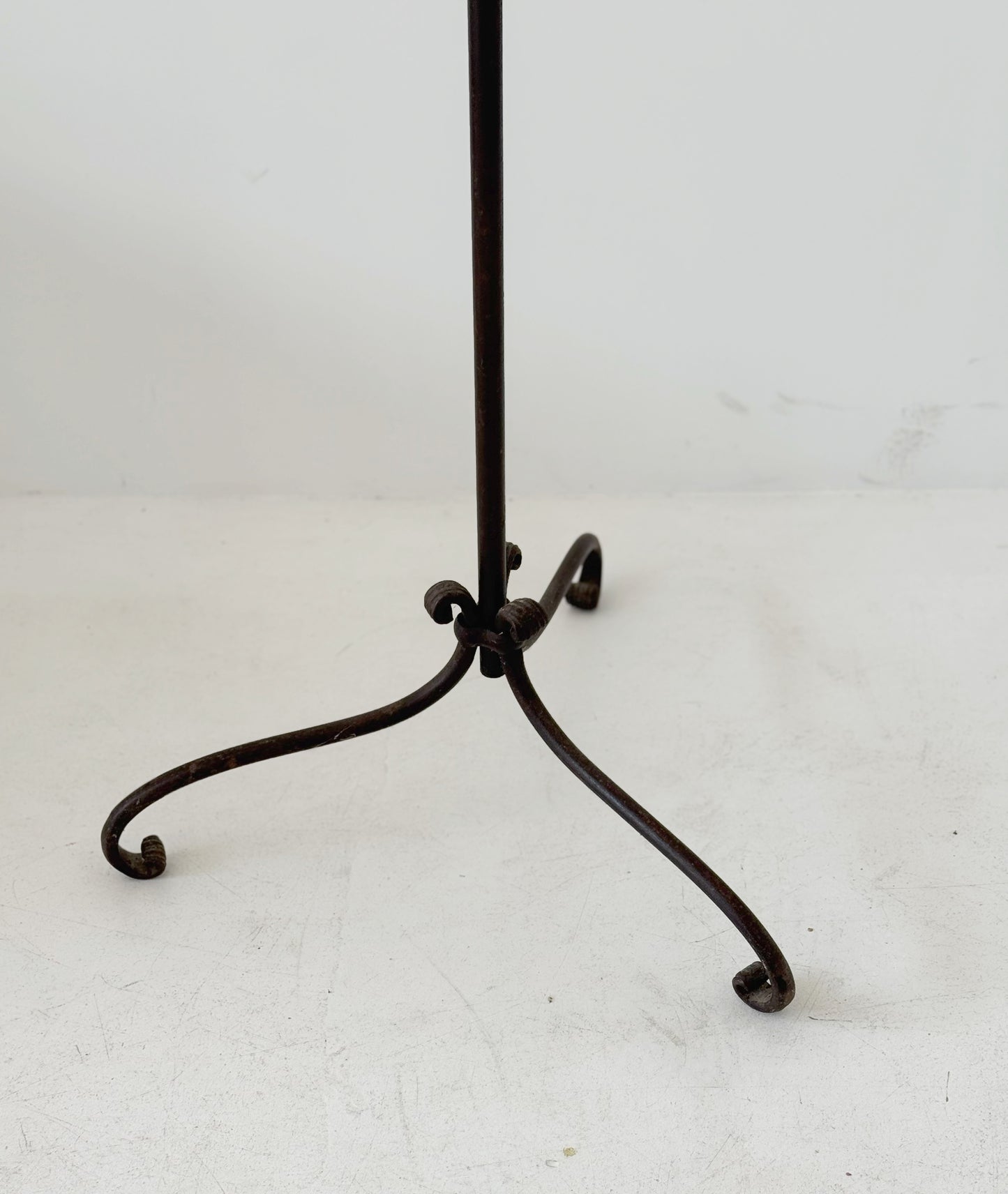 Wrought iron towel holder