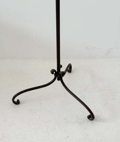 Wrought iron towel holder