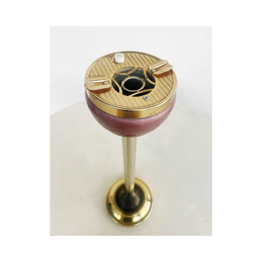 Gold and pink ashtray