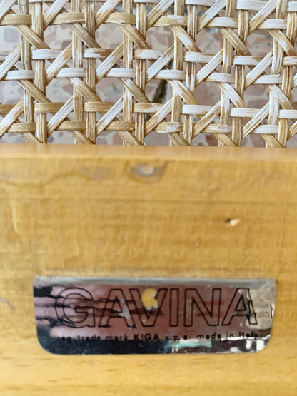 Four Cesca chairs, designed by Marcel Breuer for Gavina