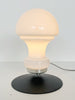 Table lamp with black base