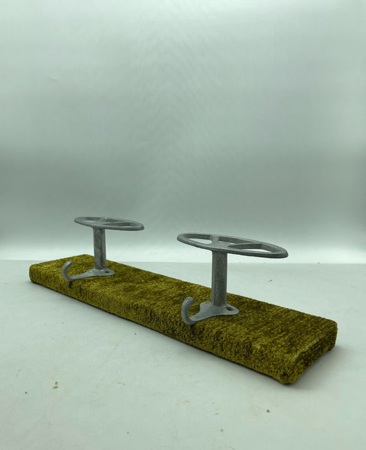 Green clothes hanger