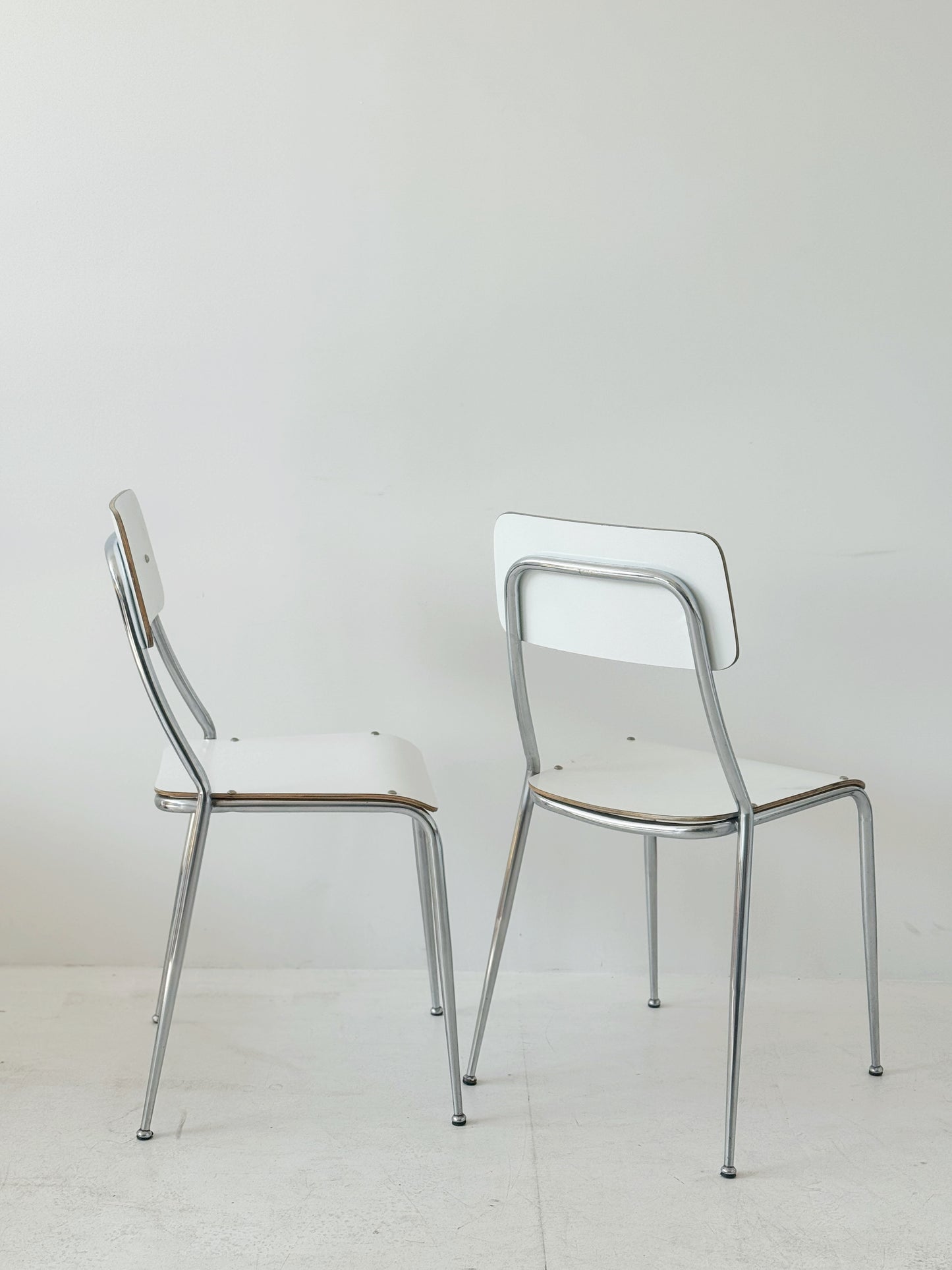Pair of formica chairs