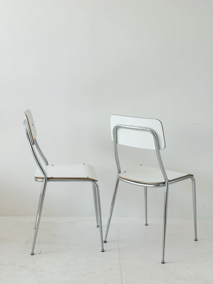 Pair of formica chairs