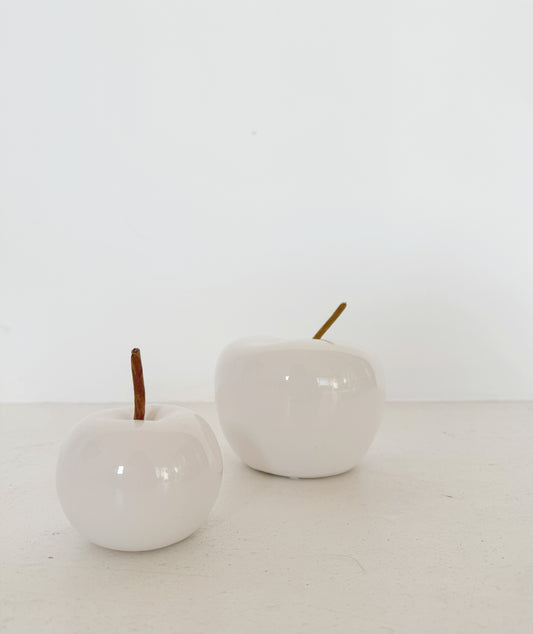 Pair of ceramic  apples