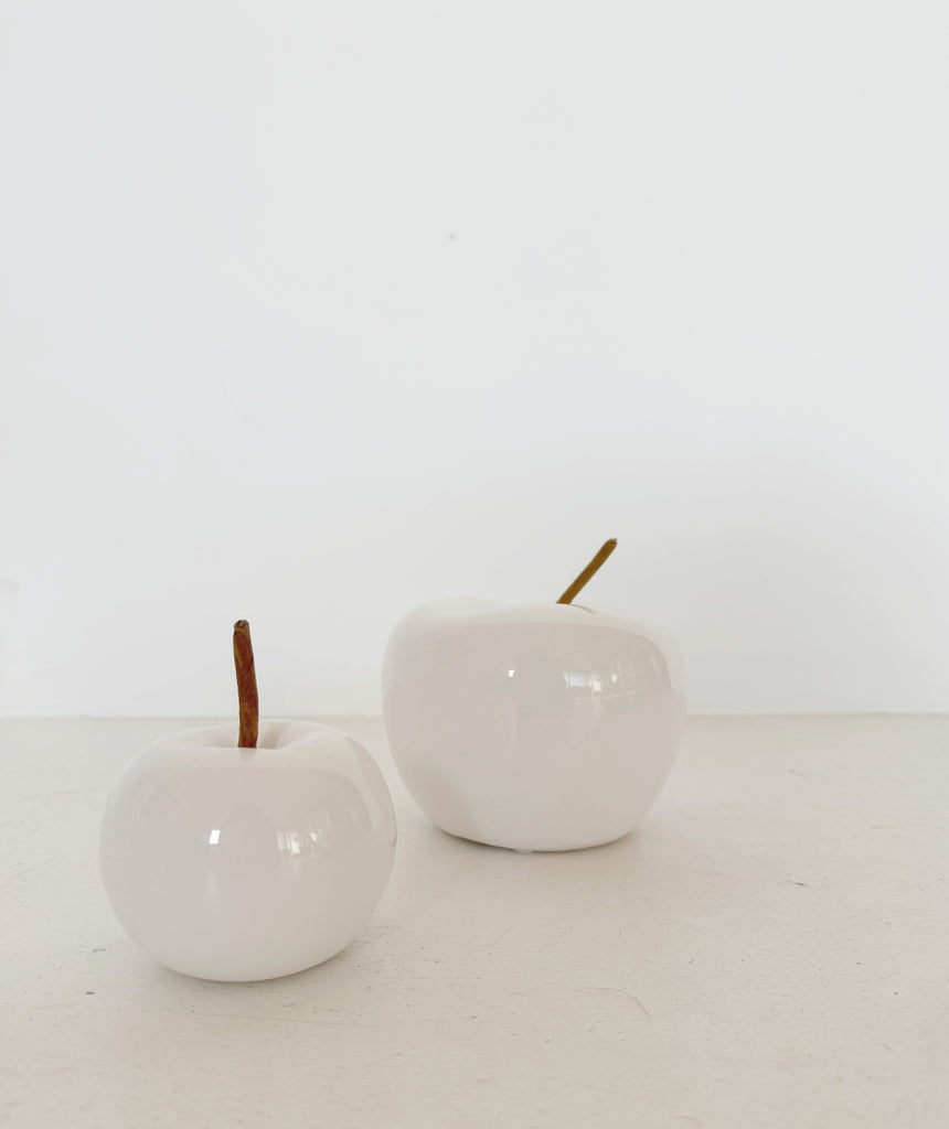 Pair of ceramic  apples