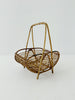 Wicker magazine rack