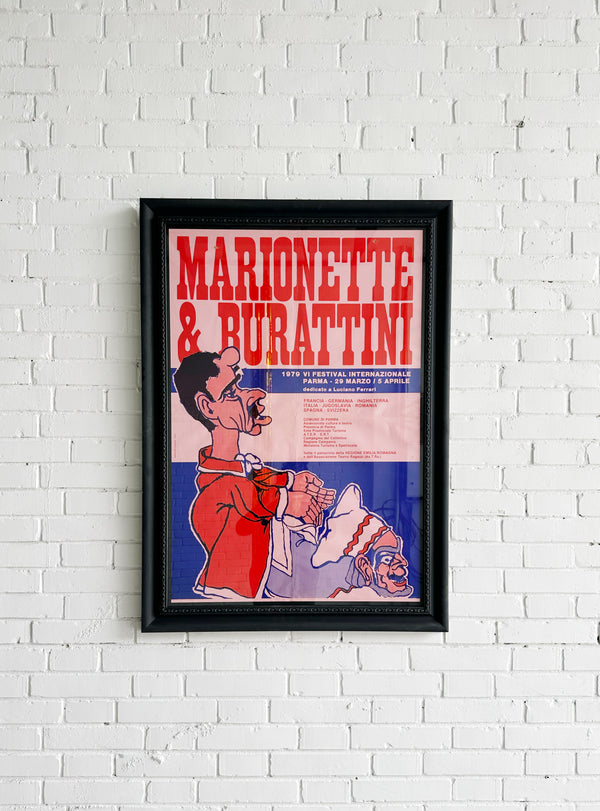 Manifesto Marionette & Burattini 