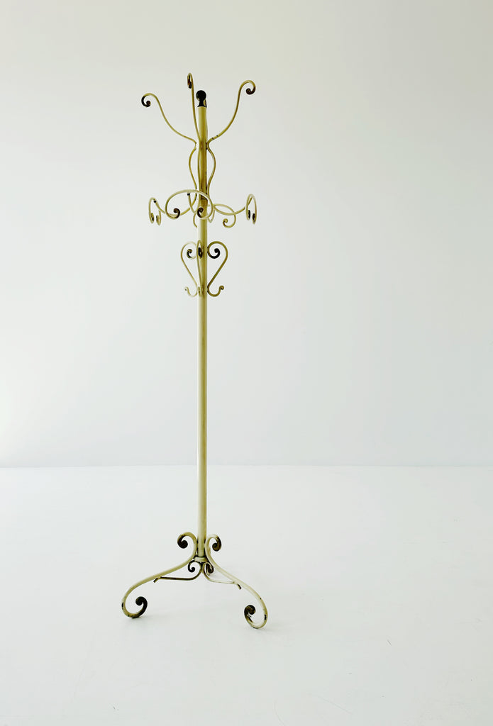 Wrought iron clothes hanger