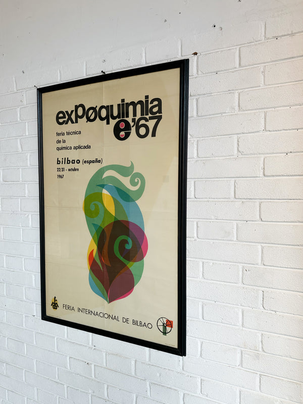 Poster EXPOQUIMIA, BILBAO