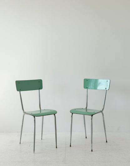 Pair of formica chairs