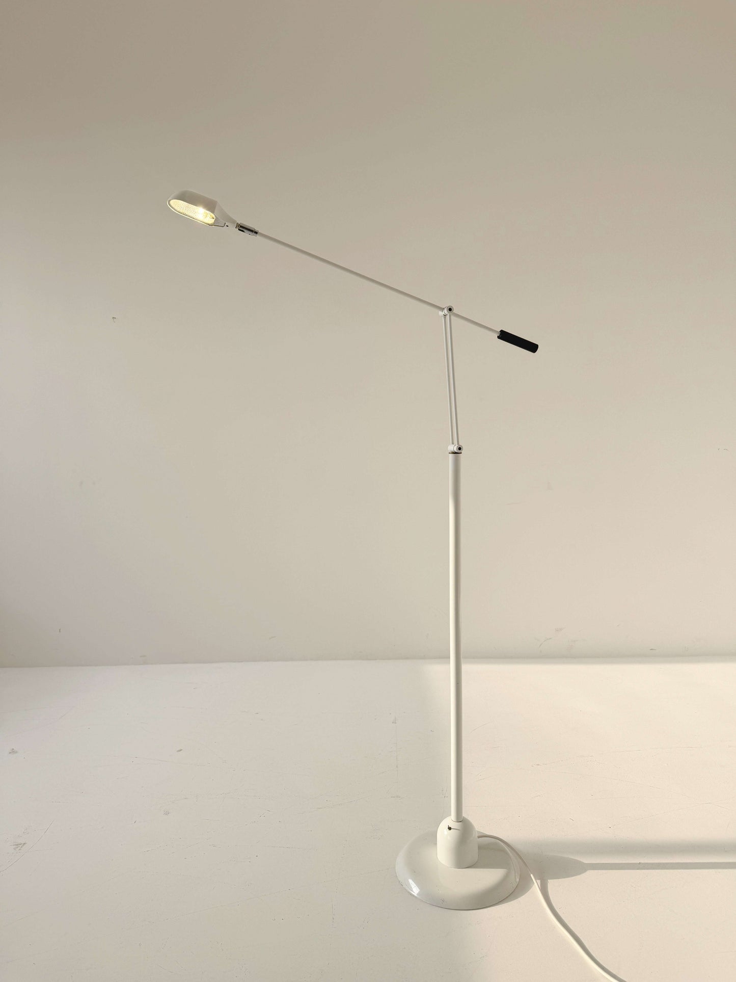 Vintage floor lamp with adjustable light