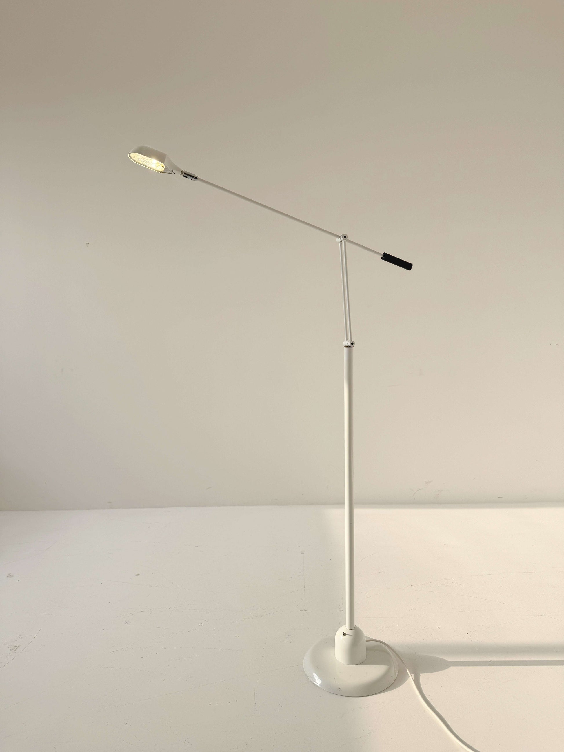 Vintage floor lamp with adjustable light
