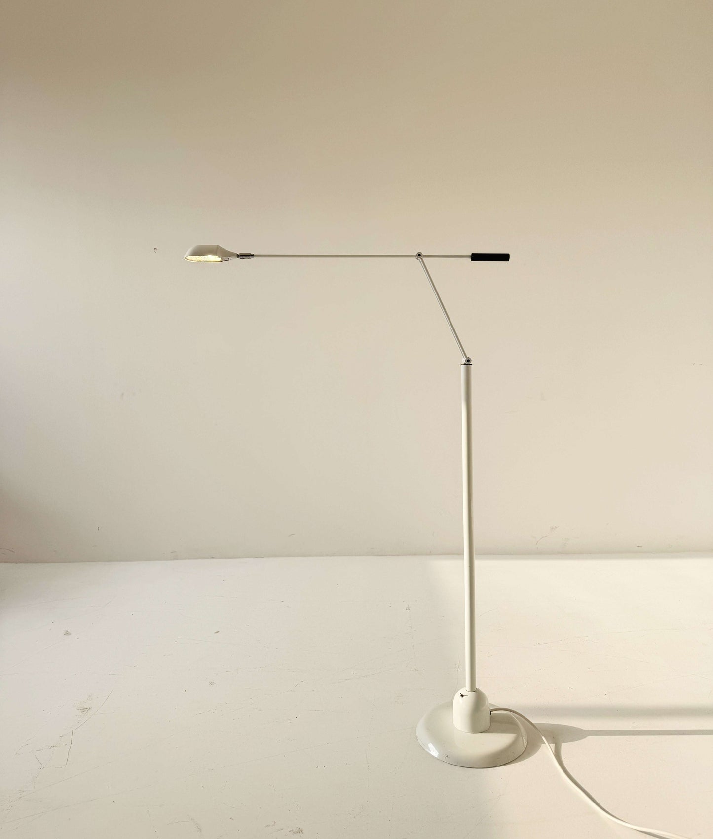 Vintage floor lamp with adjustable light