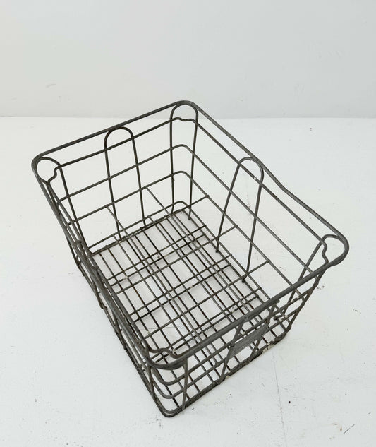 Vintage metal bottle holder
