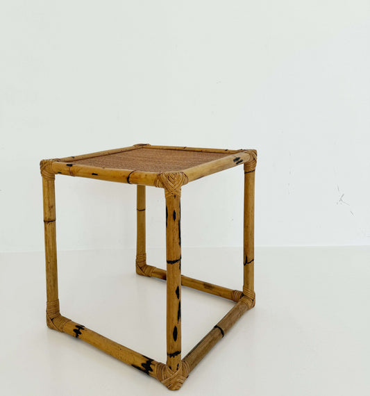 Bamboo and rattan coffee table – natural style