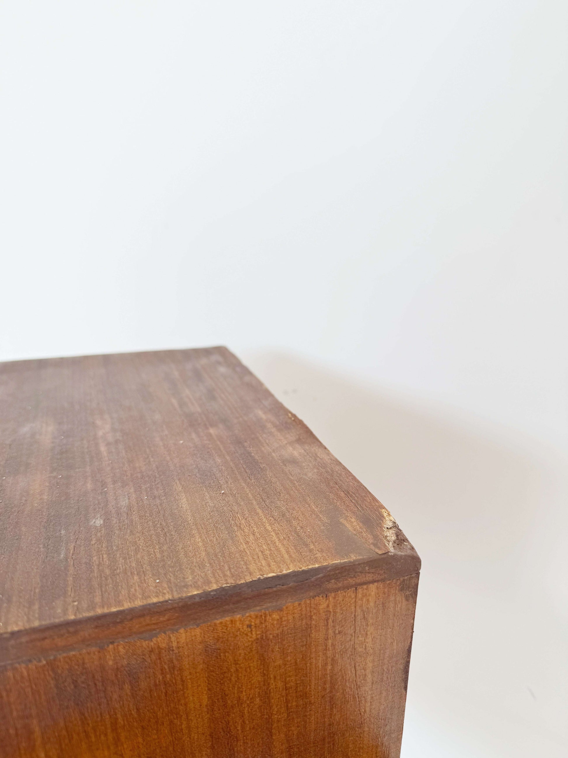 Vintage wooden and metal cabinet – mid-century 1950s/1960s