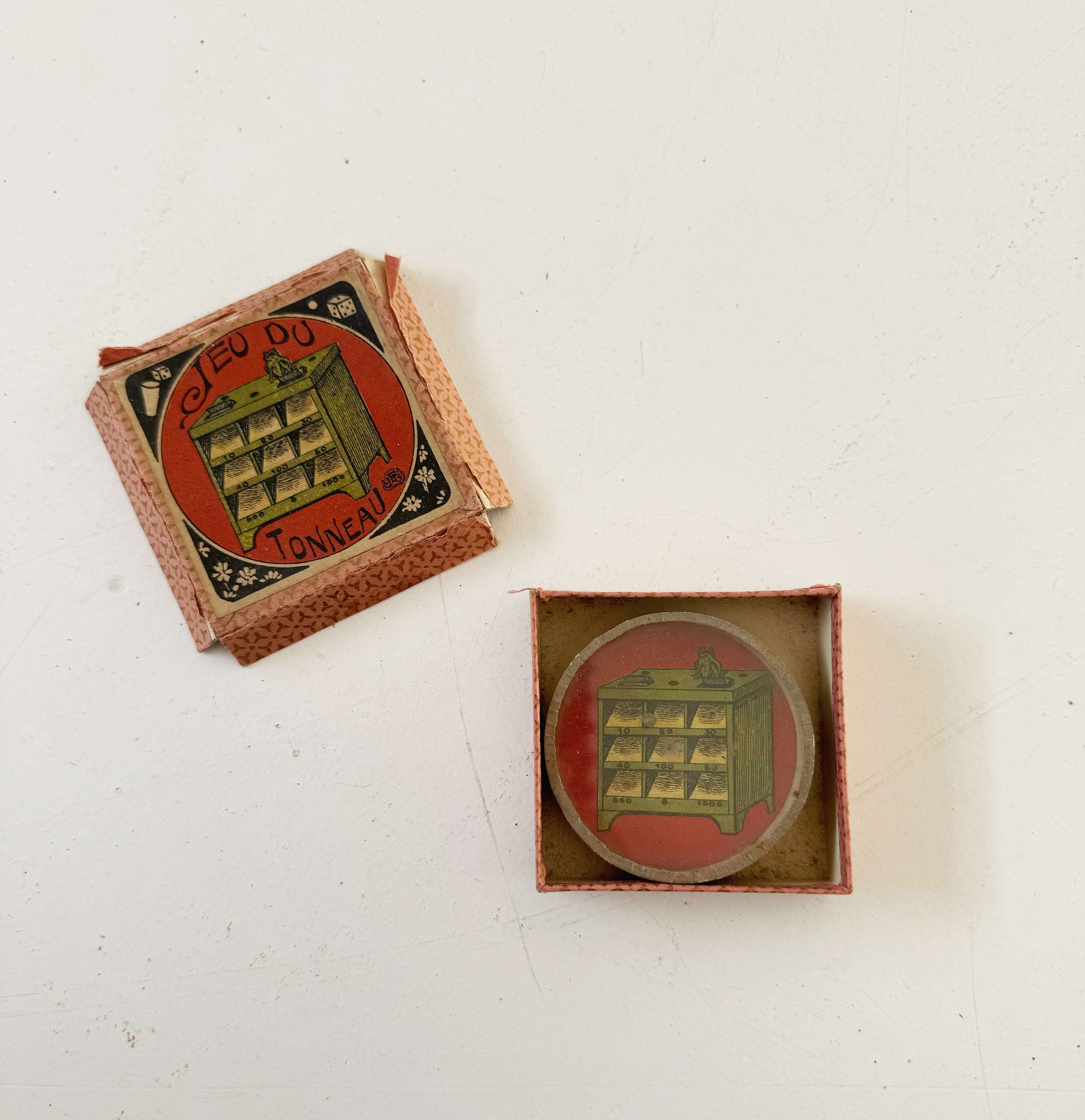 Jeu du Tonneau- French games of wit and skill from the 1950s