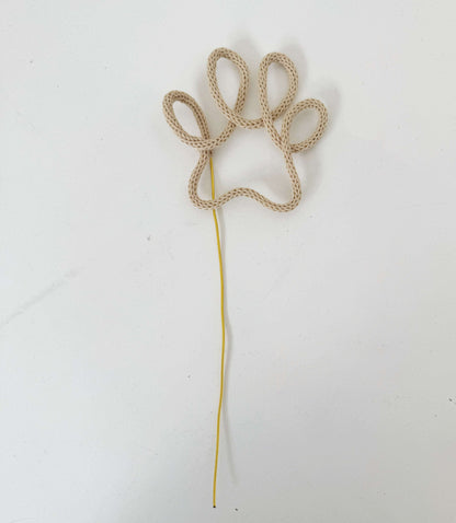 Plant Topper “Zampetta” with tricotin