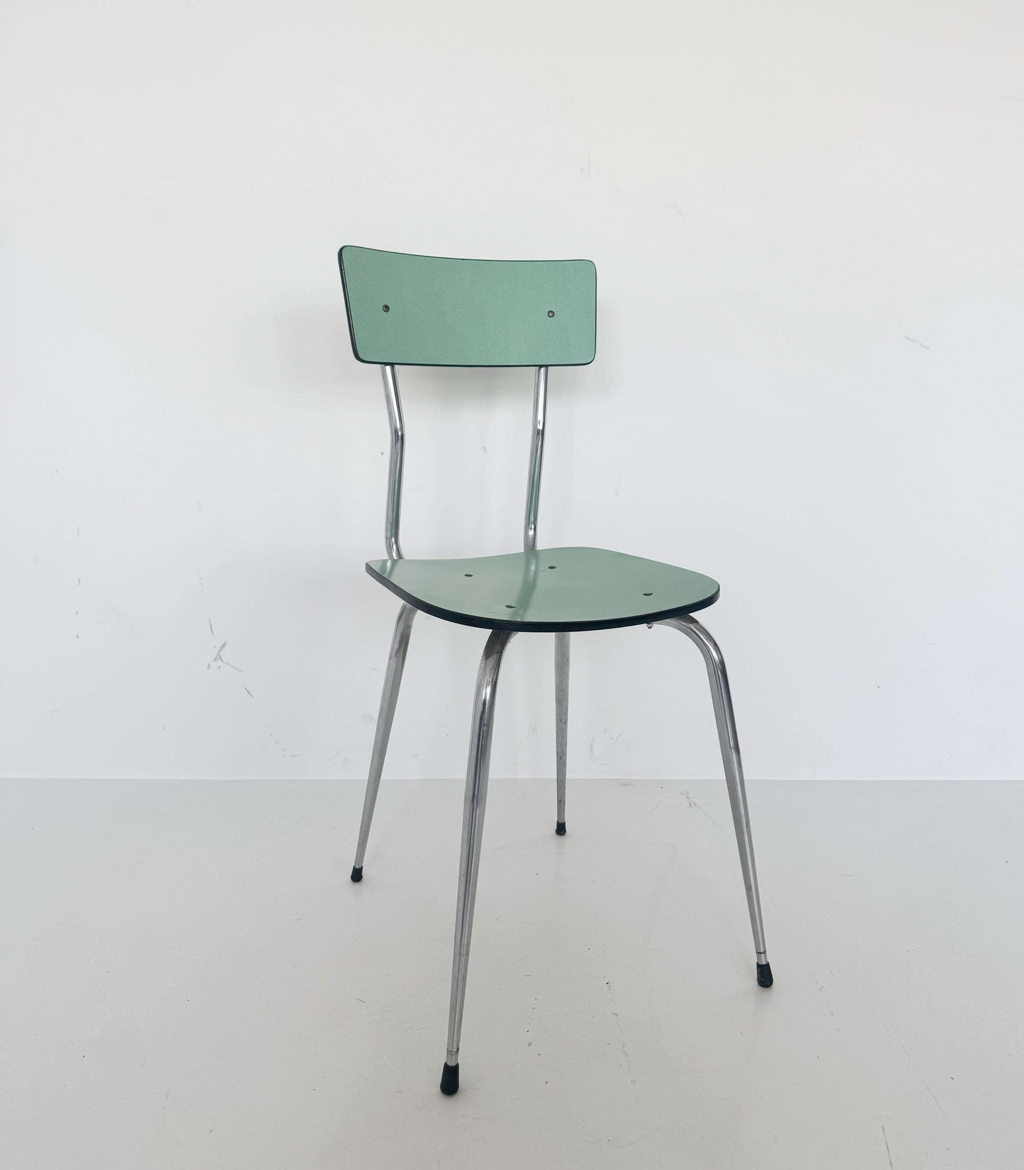 Formica and chromed metal chair