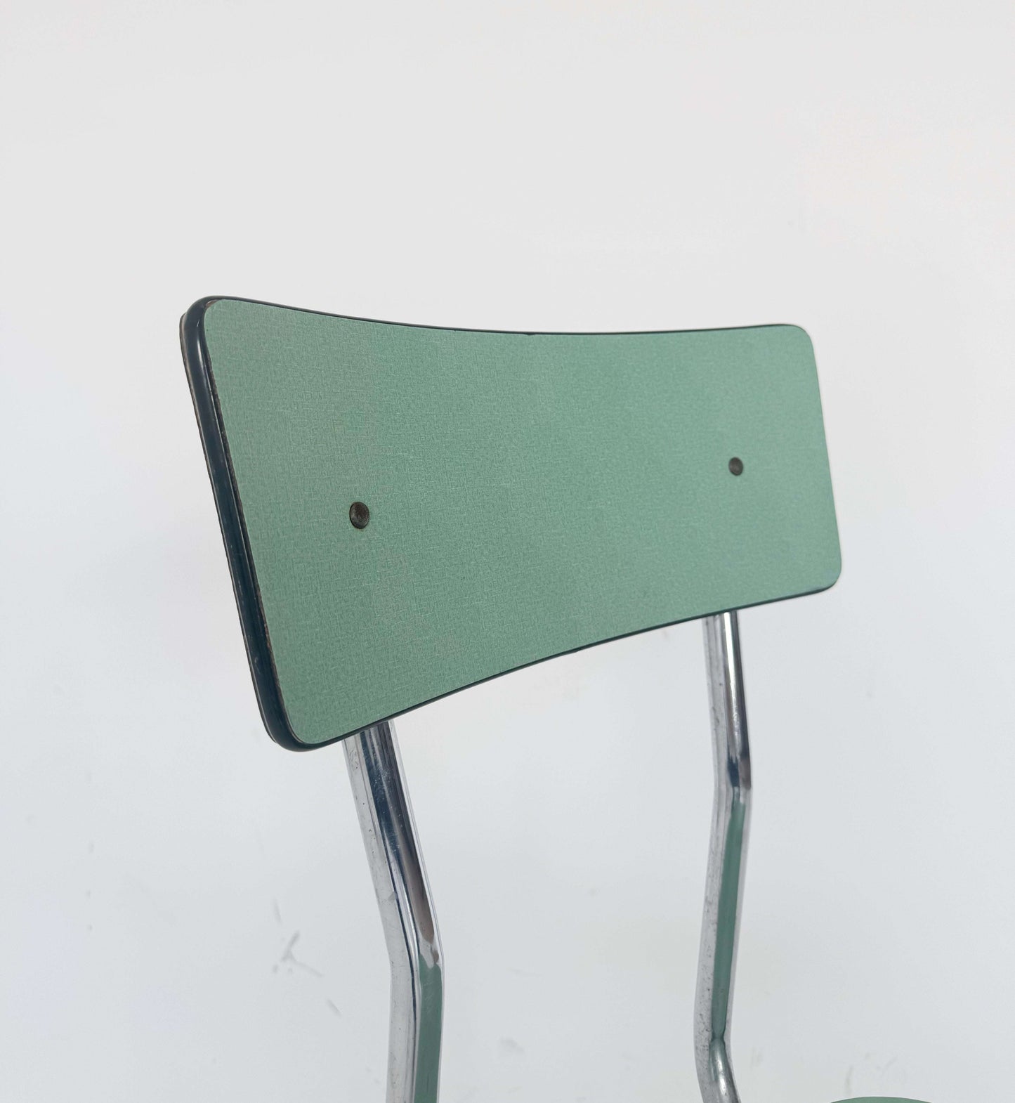 Formica and chromed metal chair