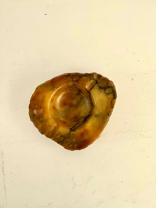 Vintage Ashtray in Natural Onyx