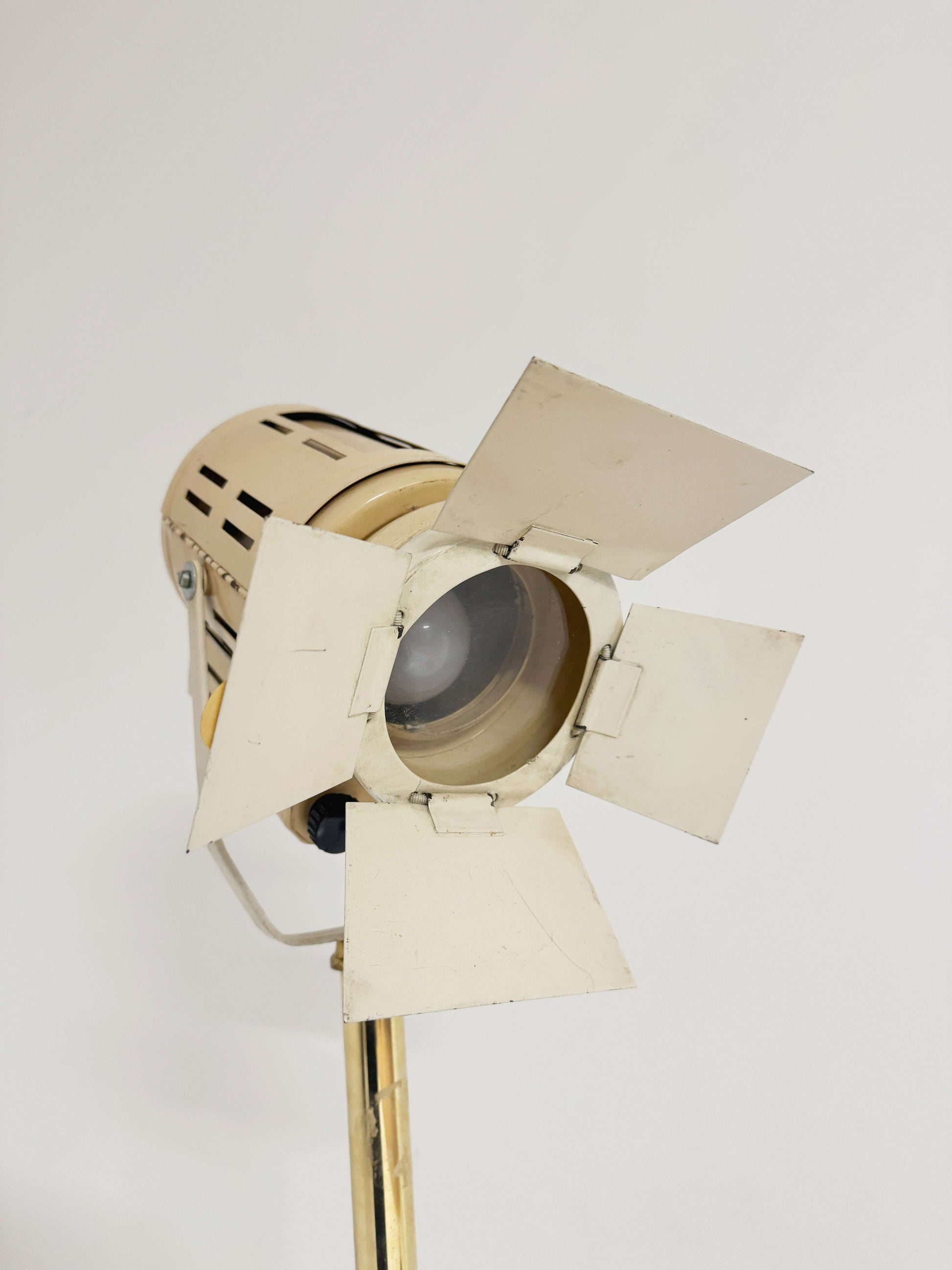 Vintage floor lamp in the style of a theater spotlight