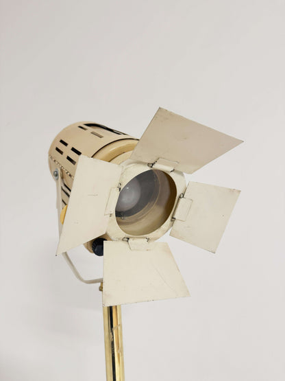 Vintage floor lamp in the style of a theater spotlight