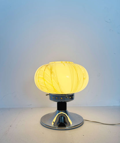 Vintage Blown Glass Table Lamp