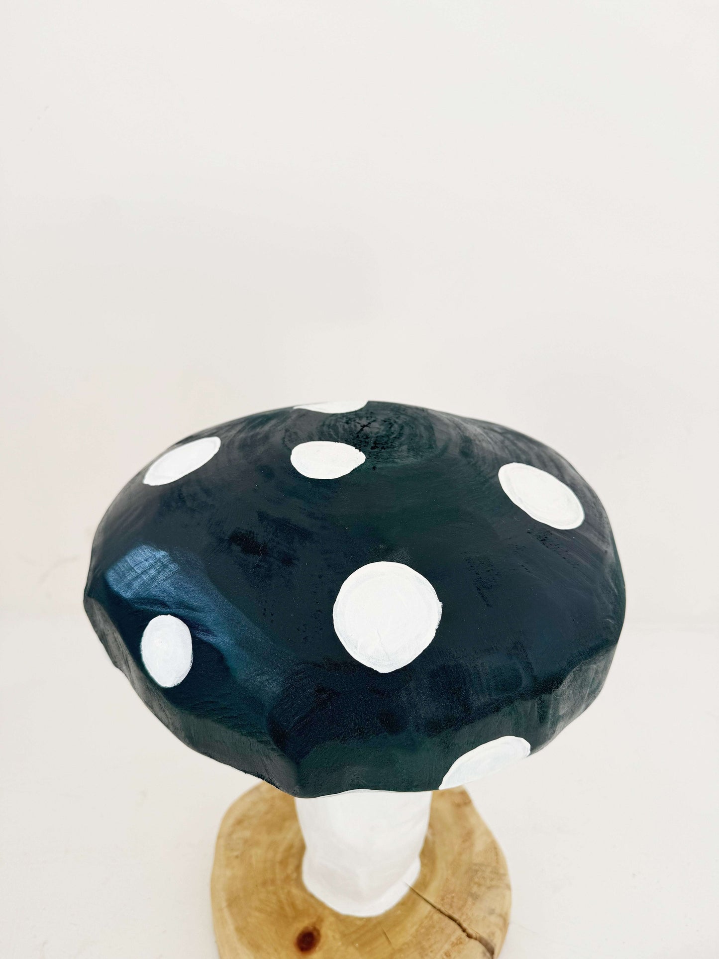 Handcrafted wooden decorative mushroom – Lago Santo Parmense
