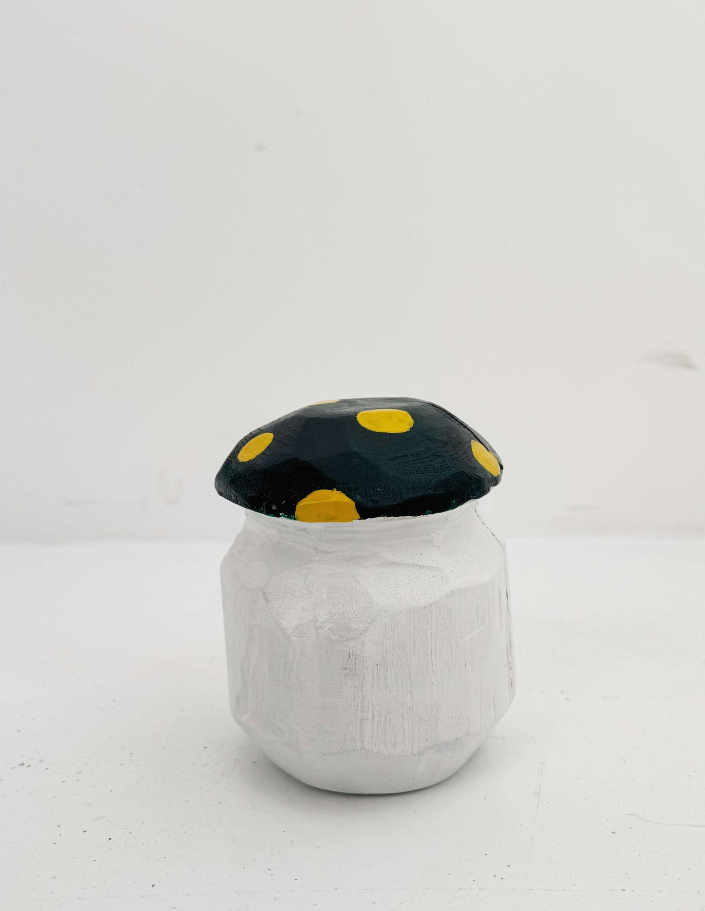 Small handcrafted wooden decorative mushroom – Lago Santo Parmense