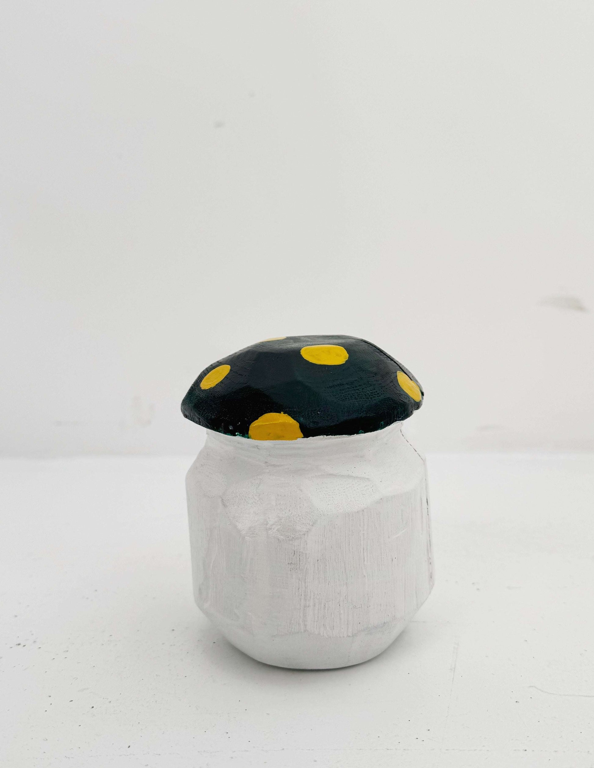 Small handcrafted wooden decorative mushroom – Lago Santo Parmense