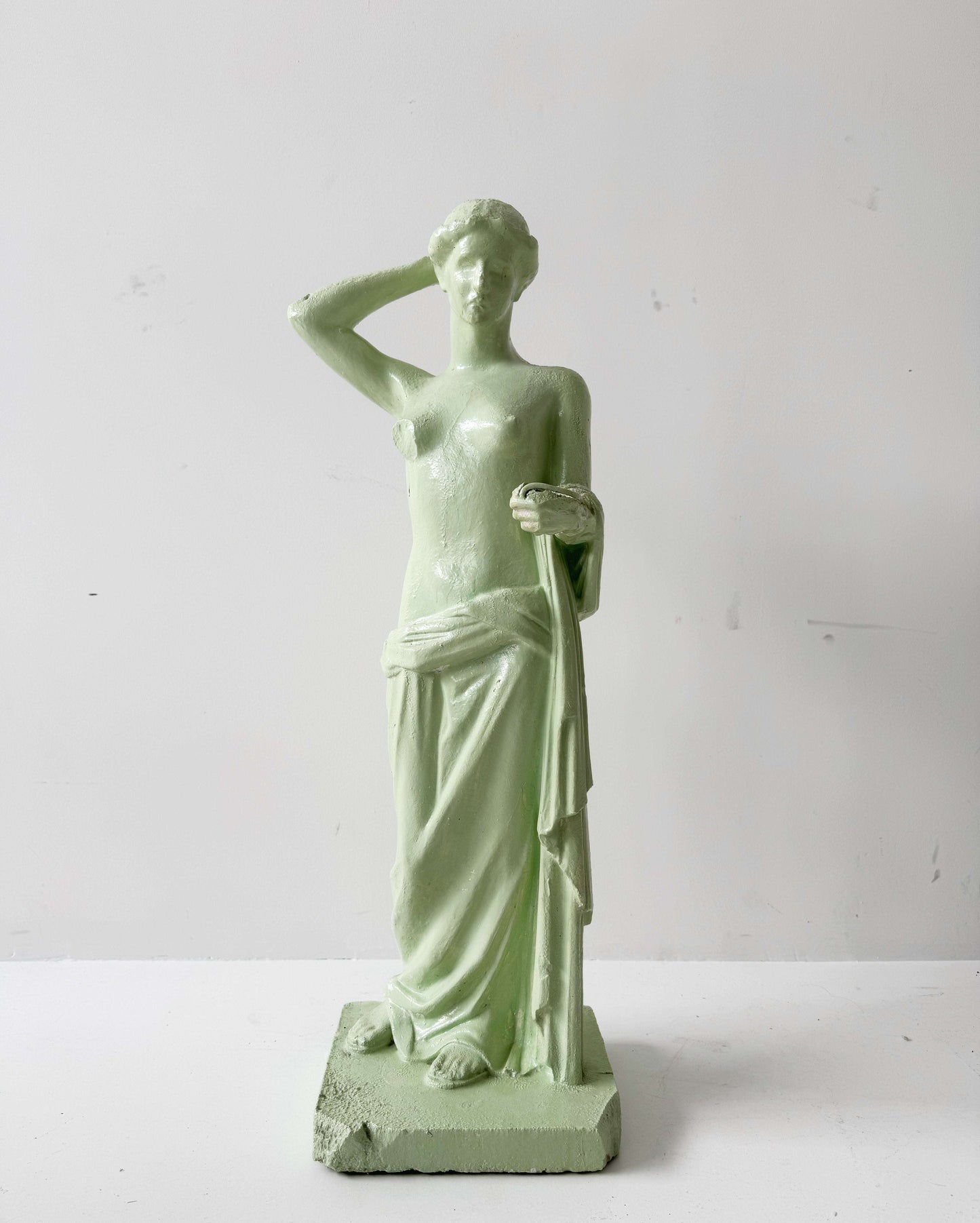 Classical female plaster statue