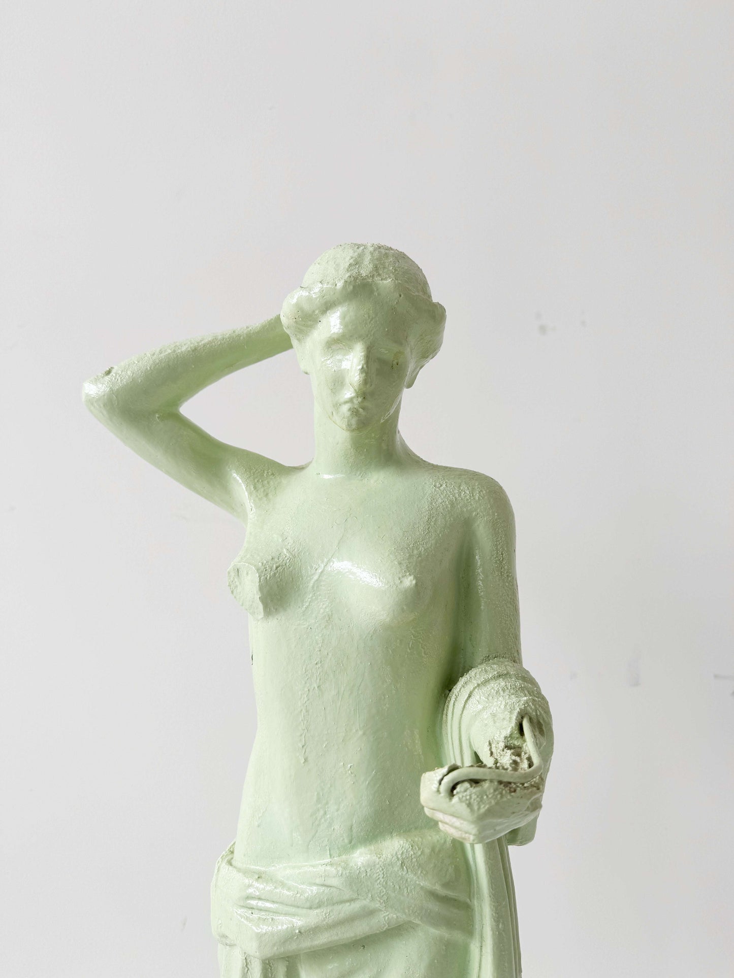 Classical female plaster statue