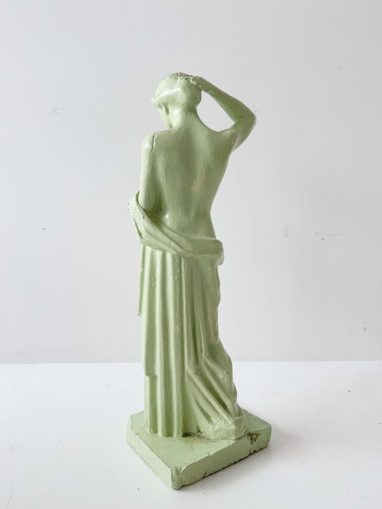 Classical female plaster statue