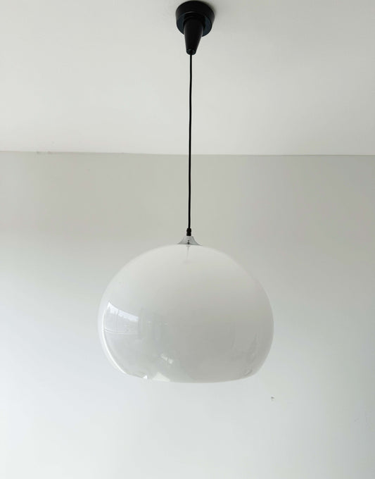 Opal plexiglass pendant lamp – 1970s