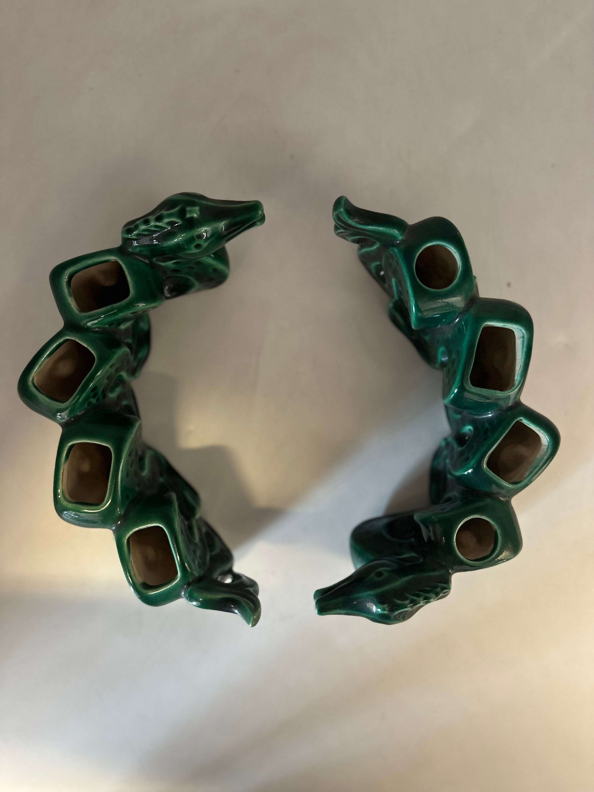 Pair of candle holders