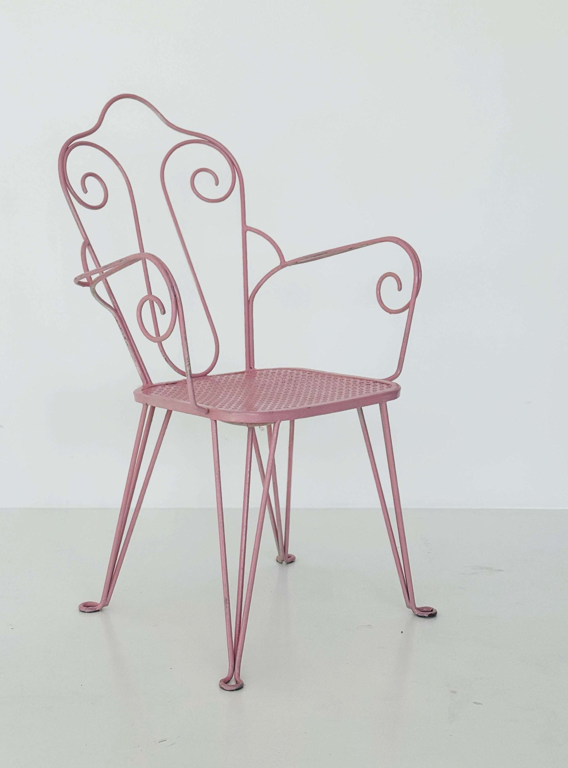 Wrought iron chair